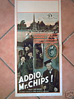 Locandina cinema originale Addio,Mr. Chips! di Sam Wood